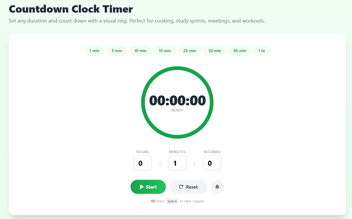 Countdown Clock Timer