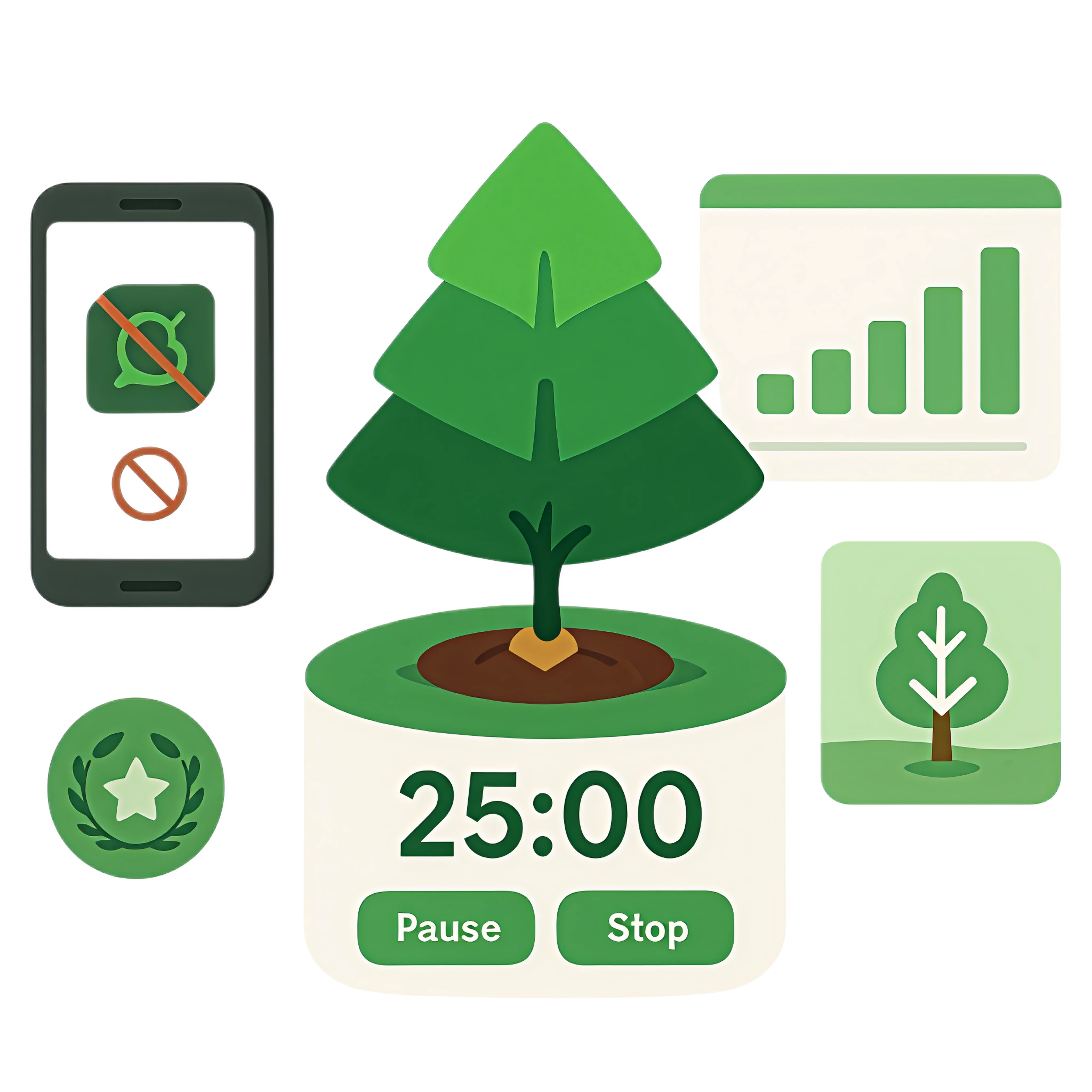 Forest Focus Timer Demo