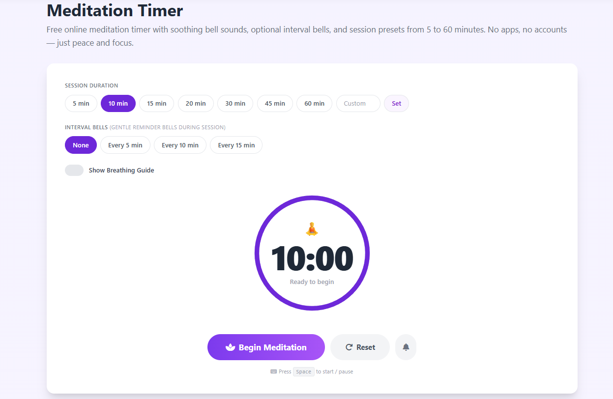 Meditation Timer