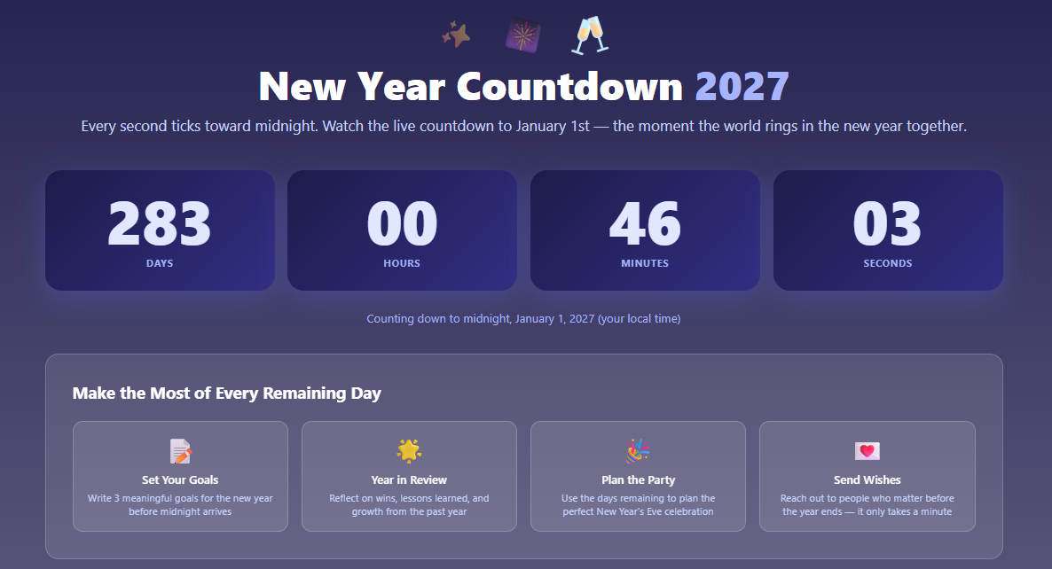 New Year Countdown