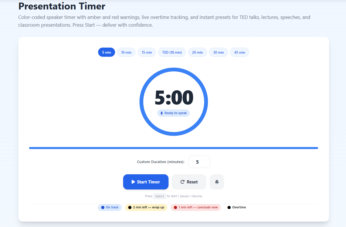 Presentation Timer