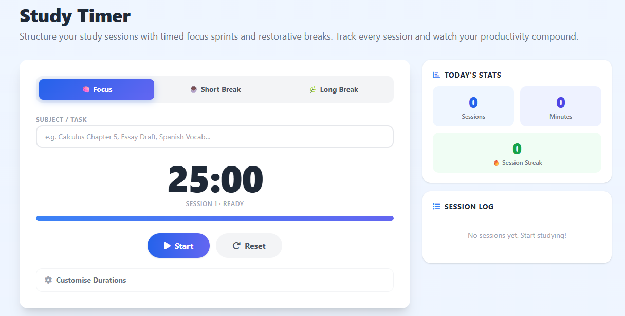 Study Timer