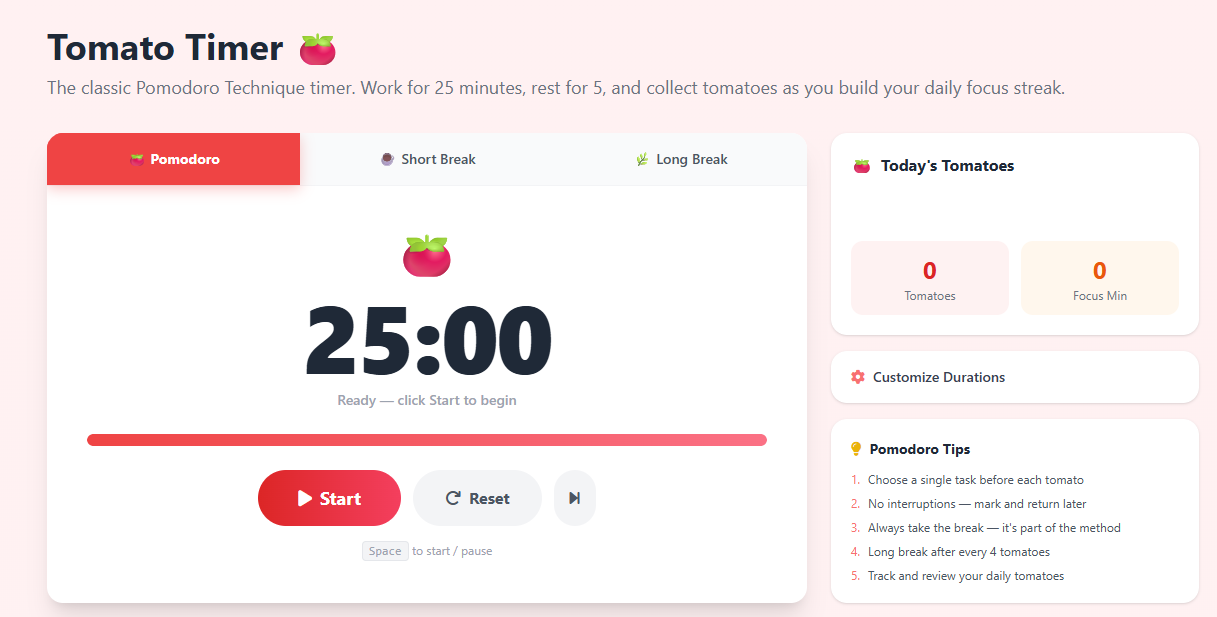 Tomato Timer