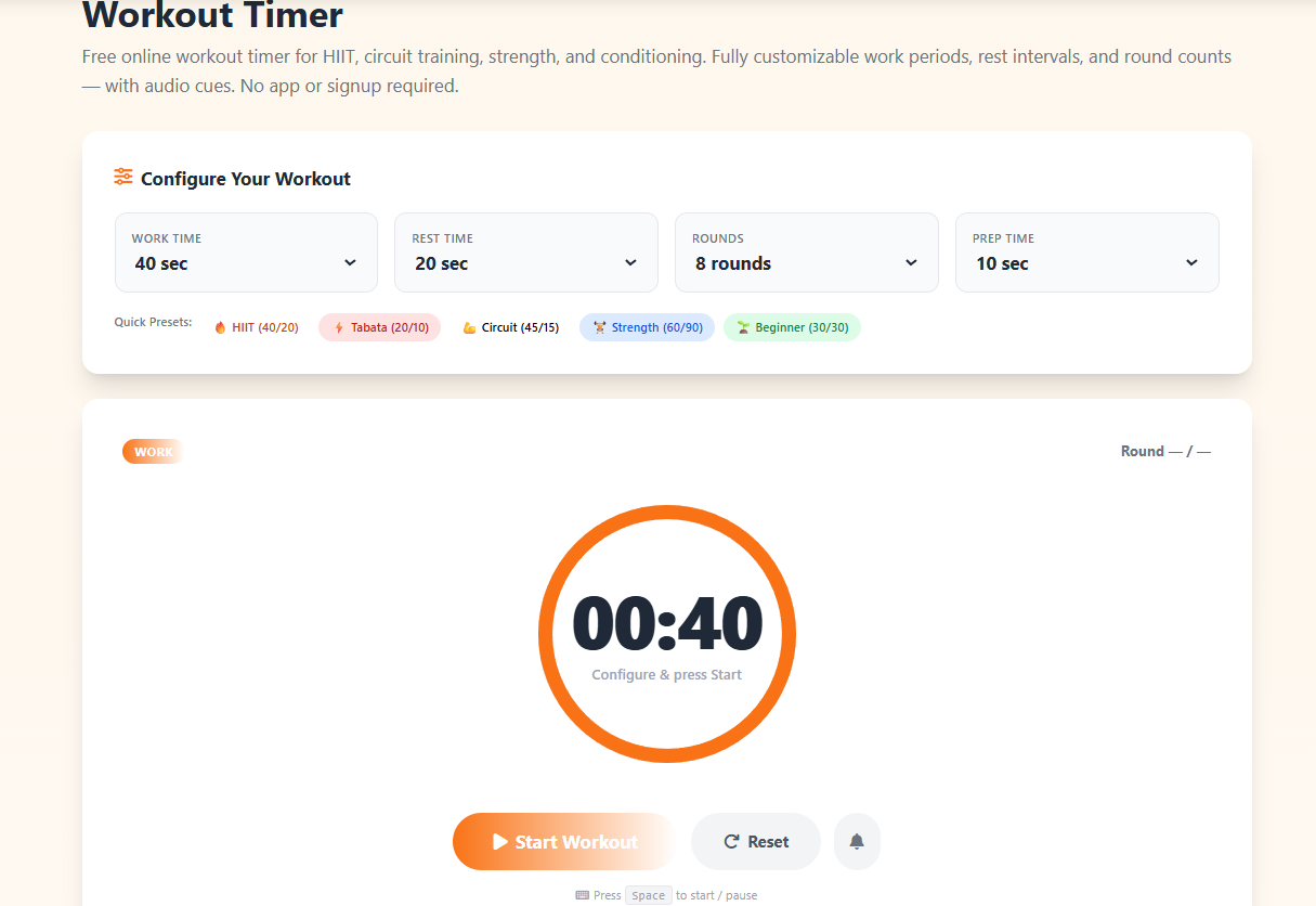 Workout Timer