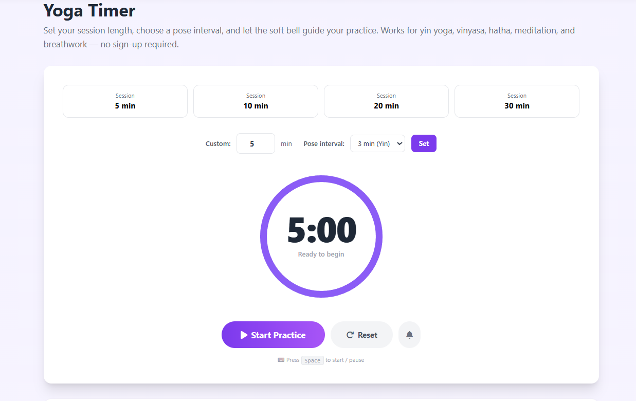 Yoga Timer